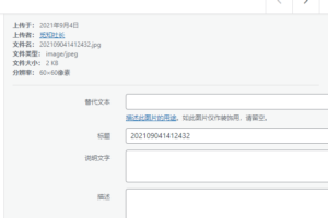 WordPress上传图片自动重命名无需插件