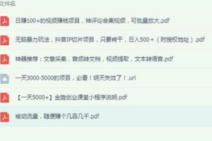 无脑bao力玩法抖音IP切片日入500+神器推荐：文章采集/音频转文档/视频提取/文本转…